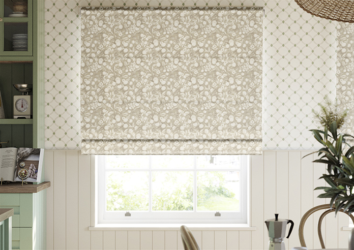 Plum Sketch, Cashmere - Roman Blind - Image 3